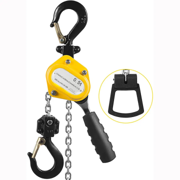 CE Lever Hoist 1.5 Ton Manual Yale Chain Hoist Customized Alloy Steel Construction Hoist