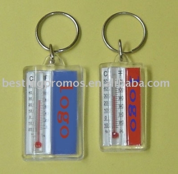 Acrylic Thermometer keychain