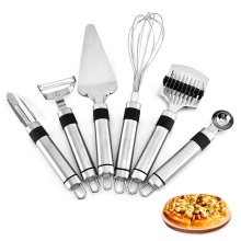 Hot Selling Stainless Steel Kitchen Gadgets Set with Holder