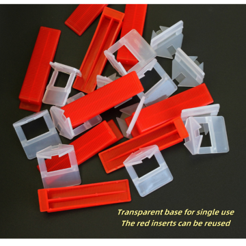 Tile leveler transparent base