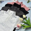 4 צבעים ילדות קטנות חולצות שרוול קצר