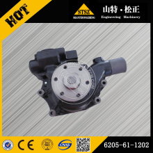 قطع غيار الحفريات PC60-7 مضخة المياه 6205-61-1202 Komatsu