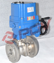 wog ANSI explosion-proof flange electric ball valves manufacturer ac220v
