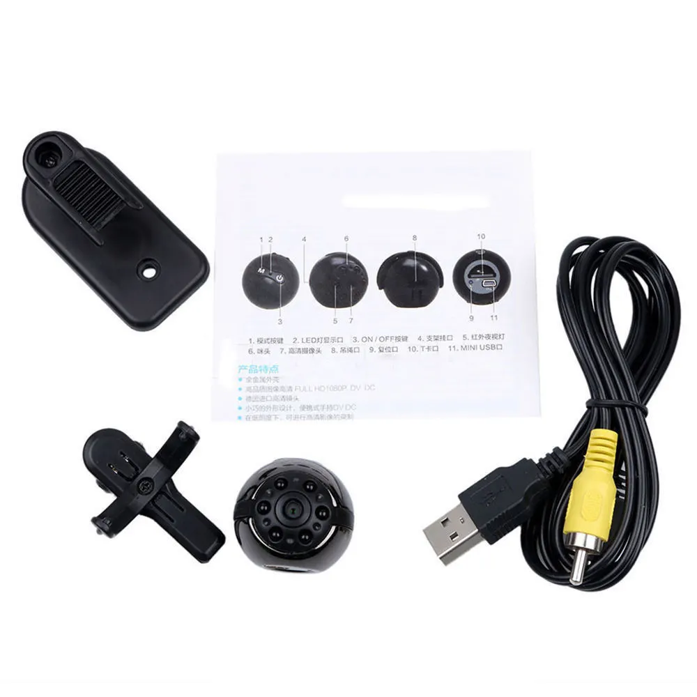 Sq9 Camera Recorder 1080P Full HD Mini Camera Sports DV IR Night Vision Camera