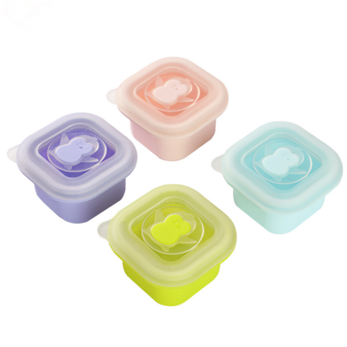 Silikon Baby Feeding Bowl untuk Makanan &amp; Snek