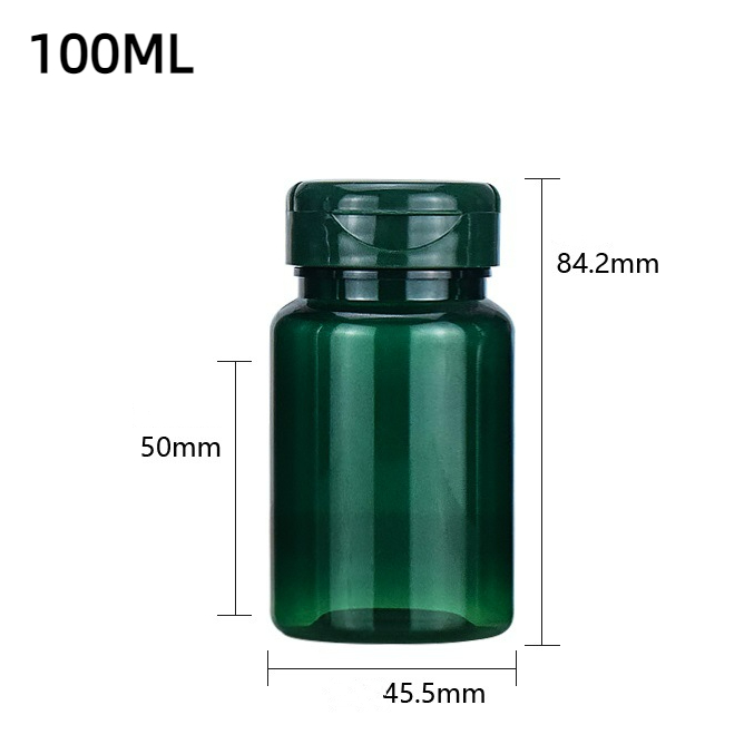 100cc green packer bottle