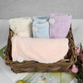 Microfiber coral fleece hair drying caps towel wrap