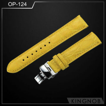 Luxury Alligator Watchband For OMEGA Watch