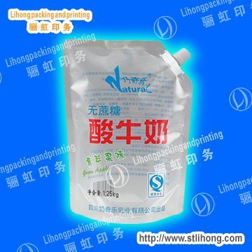 Clear Plastic Packing Bag for Milk