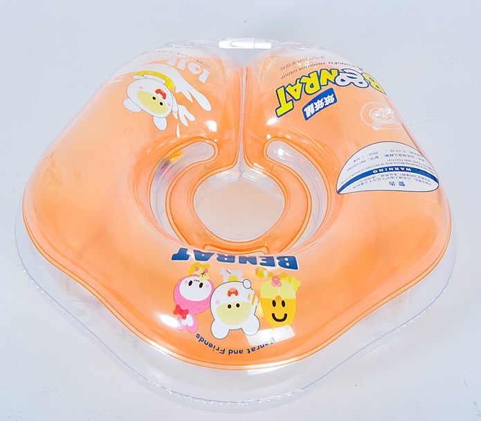 Inflatable baby floating ring for baby bathing