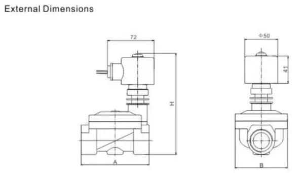 Slb Series Pilot Operated High (low) Temperature Diaphragm Solenoid Valve