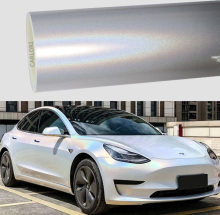 rainbow laser white car wrapping film