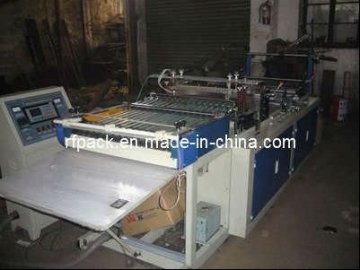 Arc type bottom bag making machine