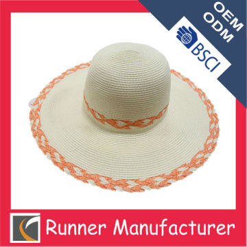 Fashion ladies straw hats paper straw