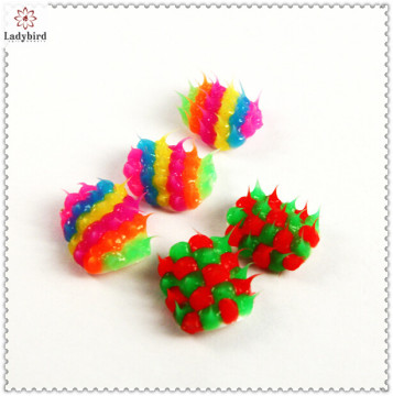 fashional colorful hedgehog adhesive fake nail nail art
