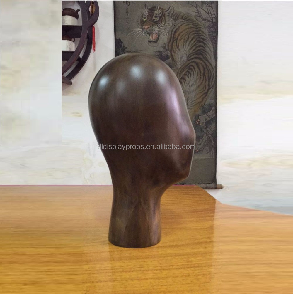 Display wooden head natural color