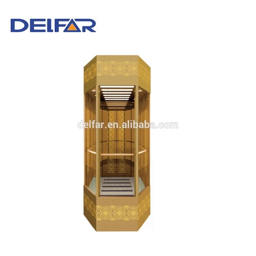 Safe and glass observation elevator for public buildings and economic price