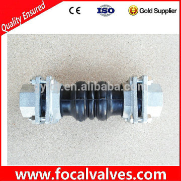 cast iron Thread connection rubber joint, forged Thread connection rubber joint, malleadable Thread connection rubber joint