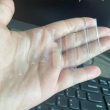 Extra Long Square Nail Tips Non C Curve Half Cover XXL Clear ABS Fingernail Tips