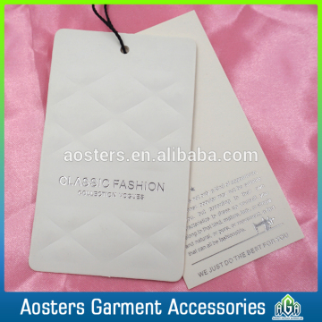 custom brands swing tags paper hang tag for jeans