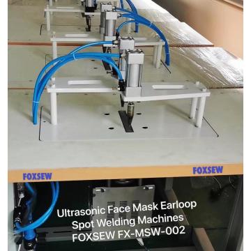 Two-Head Earloop Spot Welding Machine