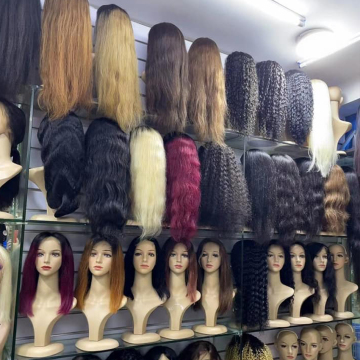 Full Customize Packing Wig Box/Bag Malaysian Yaki Kinky Straight Lace Front Closure Wig Vendor Cheap Human Hair Swiss Lace Wig