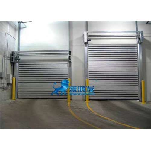 High-speed spiral roller shutter door