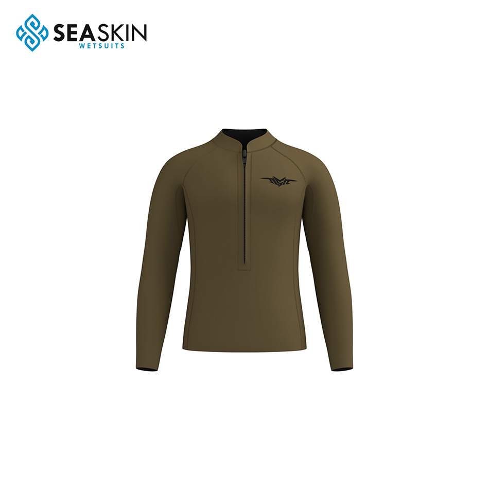 Seaskin confortable plongée combinaison de veste de veste pour hommes