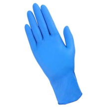 Nicht sterile blaue Nitrilhandschuhe pulverfrei