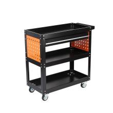 Mobile Tool Trolley Cart with Wheels and Cabinet