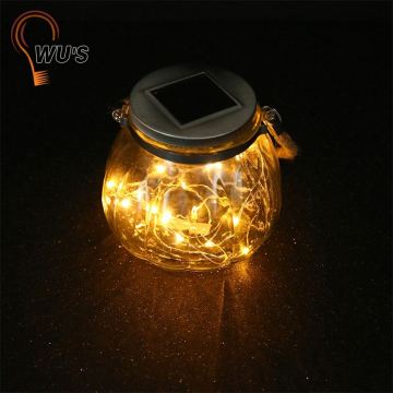 Best price factory supply solar led lights with glass ball