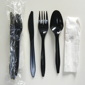 Quality biodegradable cornstarched plastic cutlery set