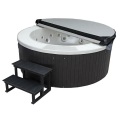 Down East Hot Tubs 8 Person Round Massage Outdoor Whirlpool Bathtubs