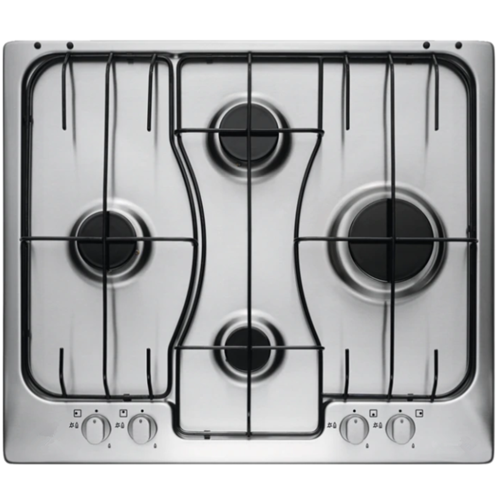 Electrolux 70cm Placa de cocina esmaltada Soportes