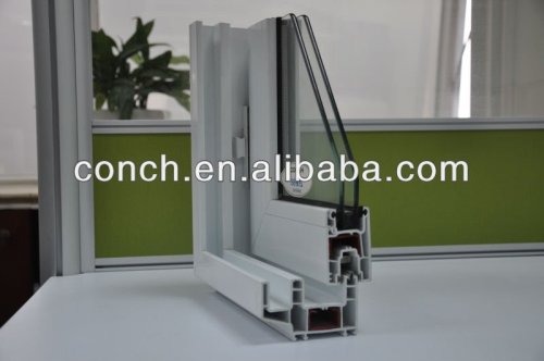 Plastic frame PVC Window profile CONCH 88-L series pvc profile