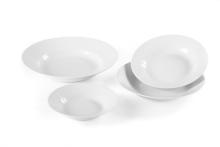 20CM Porcelain White Soup Dish Salad Plate