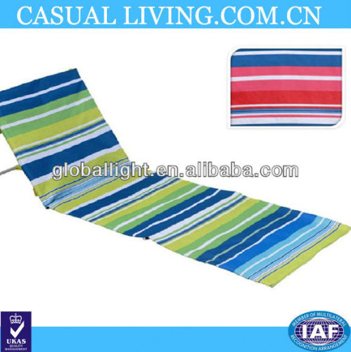 NEW PORTABLE FOLDING BEACH LOUNGER MAT OUTDOOR GARDEN FISHING CAMPING DECK CHAIR