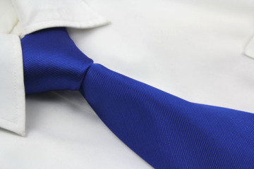Solid Blue Necktie