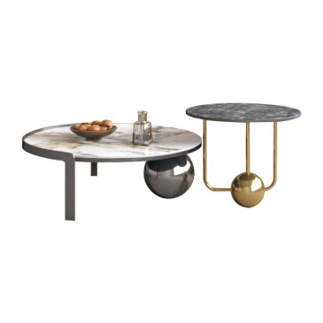 Metal black and gold luxury coffee tables