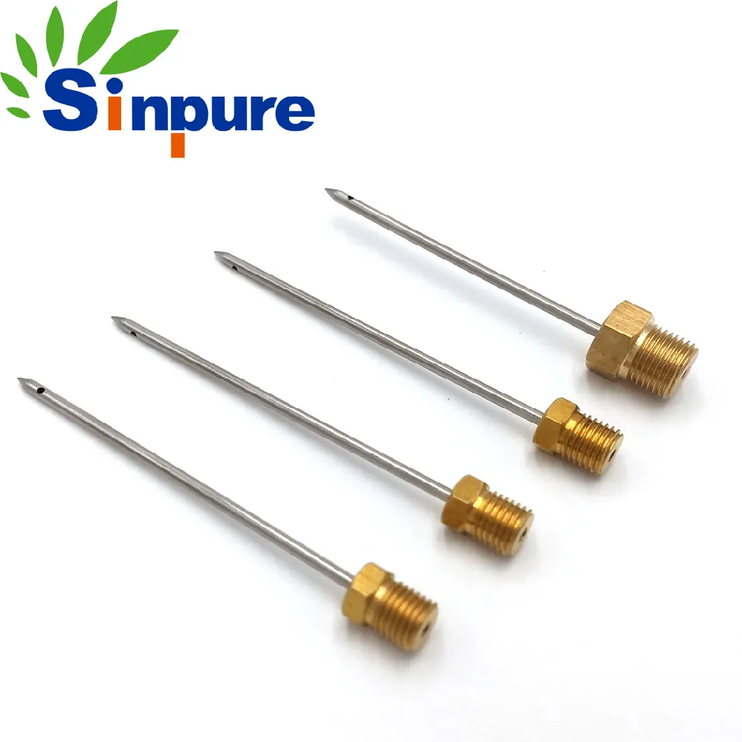 China Factory Price Special Needle Stainless Steel Needle with NPT Fitting