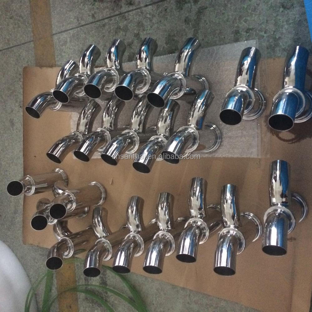 Sanitary Clamp Butt Weld Angle Type Stainless Steel Filter