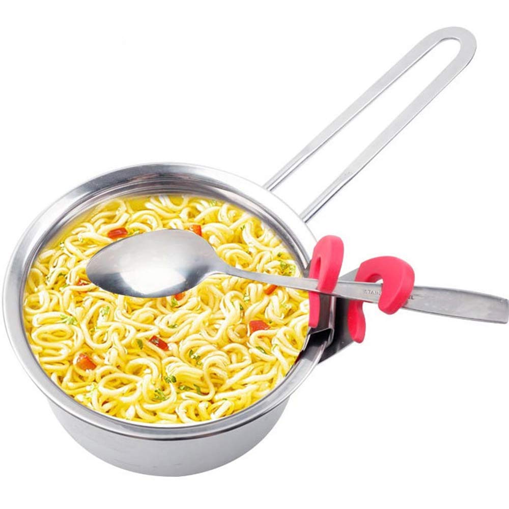 Spoon Pot Clip Handy Spoon Holder for Kitchen