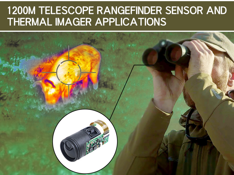 1200m Telescope Rangefinder Sensor and Thermal Imager Applications