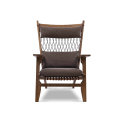 Woonkamer Wegner PP129 Web Chaise Lounge Chair