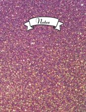 PINK PURPLE GLITTER NOTEBOOK-0