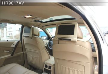 Hd Led Active Headrest Monitor With Dual Speakers For Audi / Lexus / Bmw