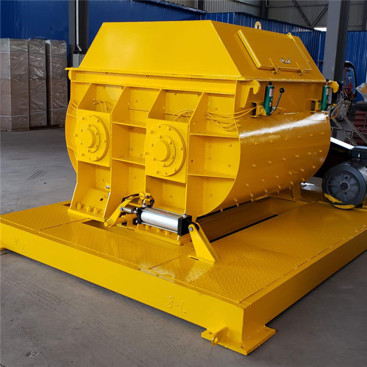 Heavy duty large capacity hydraulic concrete mixers