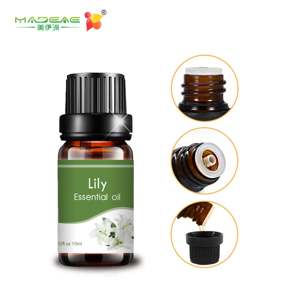 top quality cosmetic grade private label 10ml lily oil
