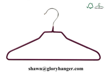 Display Style PVC Colorful Clothes Hanger