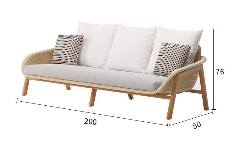 Three seat sofa size